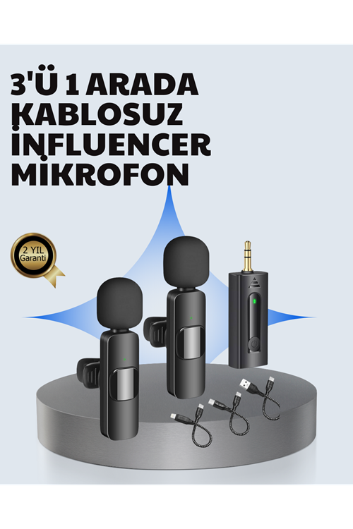 Mobil Uyumlu Mikrofon - Dış Mekân İçin İdeal