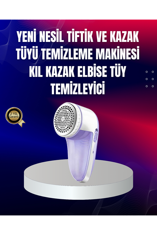 Tüy ve Tiftik Temizleyici – 3 Bıçaklı, 200ml Kapasiteli