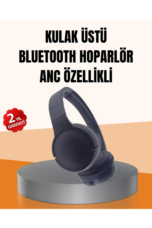 Ayarlanabilir Baş Bantlı Kablosuz Kulak Üstü Kulaklık