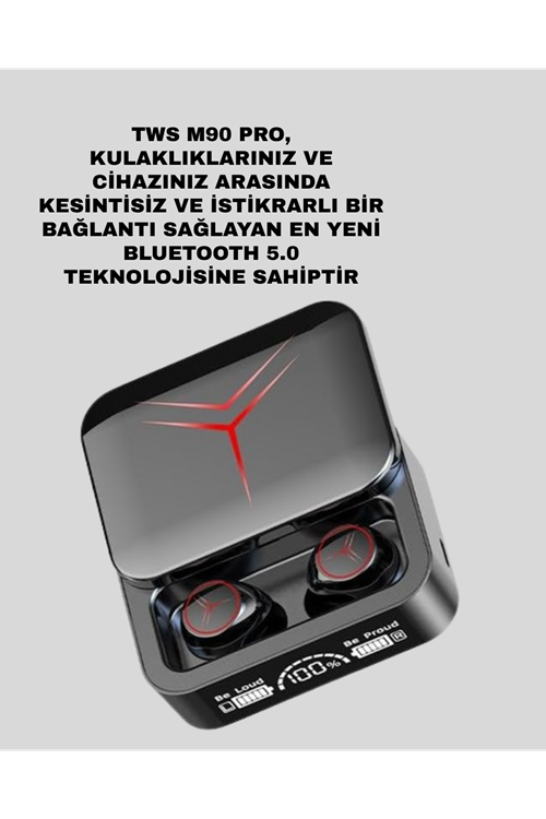 Şarj Kutulu Bluetooth 5.3 Kulaklık – Hızlı Eşleşme ve Net Görüşme Kalitesi