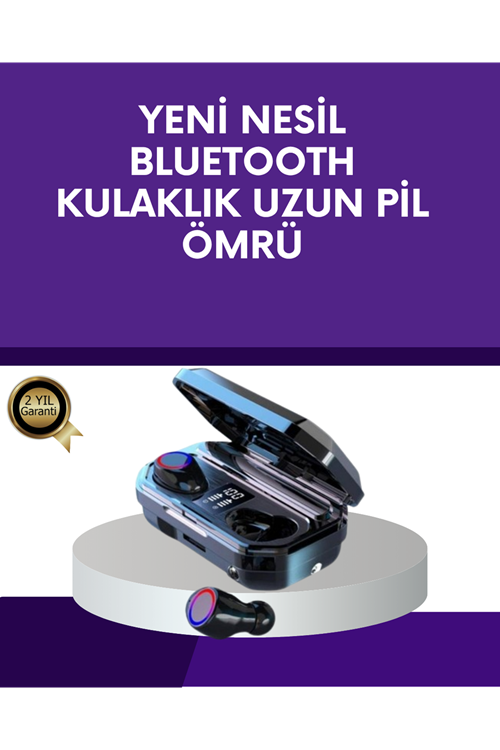 Uzun Pil Ömürlü Kablosuz Kulaklık – 4 Saat Kesintisiz Kullanım