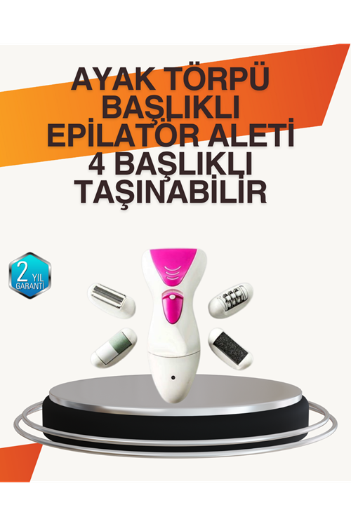 4 Fonksiyonlu Epilasyon ve Tırnak Bakım Makinesi