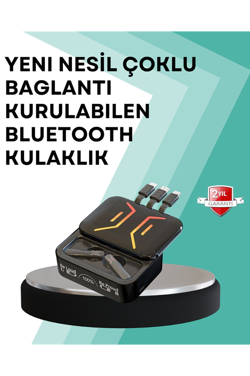 Type-C Girişli Bluetooth Kulaklık – Uzun Bekleme Süresi