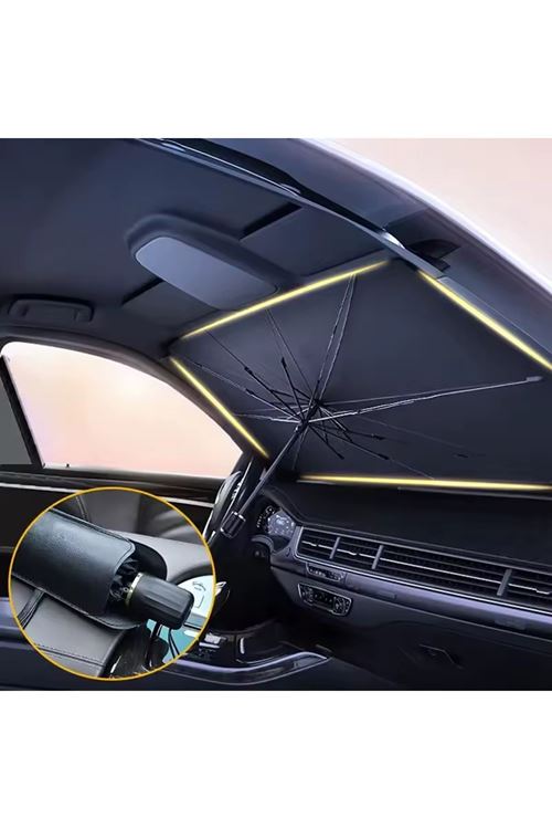 Toyota C-HR, Nissan Qashqai, VW Golf, Renault Fluence, Hyundai Elantra Uyumlu Oto Şemsiye