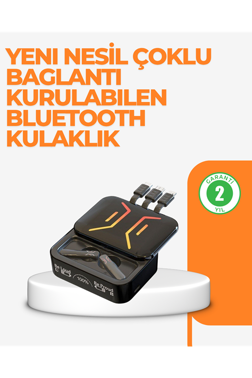 Type-C Girişli Bluetooth Kulaklık – Uzun Bekleme Süresi