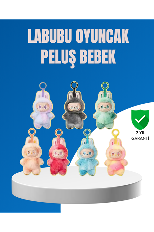 Dekoratif Labubu Karakter Figürü – Kaliteli Peluş Malzeme
