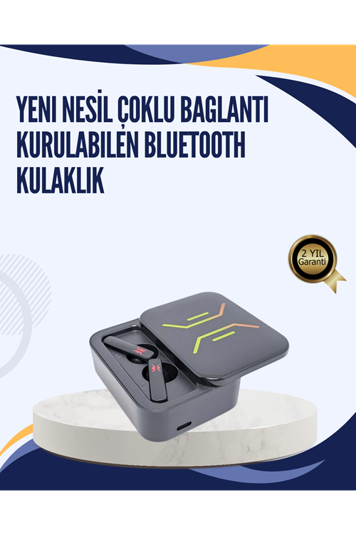 Bluetooth V5.0 TWS Kulaklık – 3 Saat Kesintisiz Kullanım