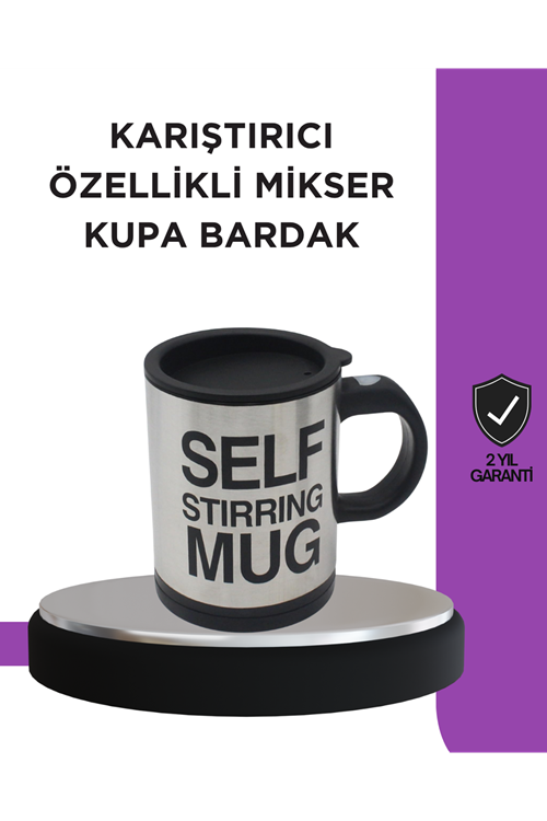 Toz İçecekler İçin Hızlı Karıştırma Özellikli Termos Kupa