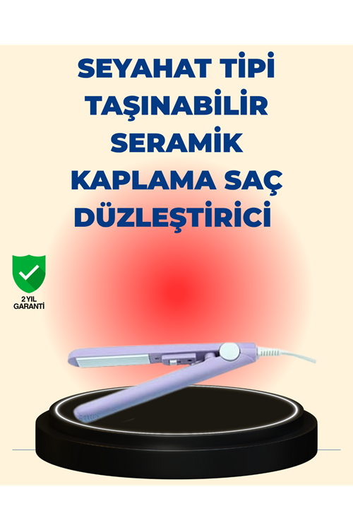 2’si 1 Arada Saç Düzleştirici ve Bukle Maşası – Düz ve Kıvırcık Saçlara Uygun Çok Yönlü Kullanım