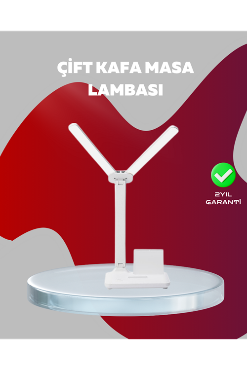 Kısılabilir LED Masa Lambası – Kalemlik, Telefon Standı ve Okuma Işığı Bir Arada