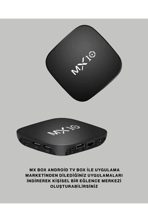 4K Medya Kutusu HDMI-USB Bağlantılı Android TV Çözümü
