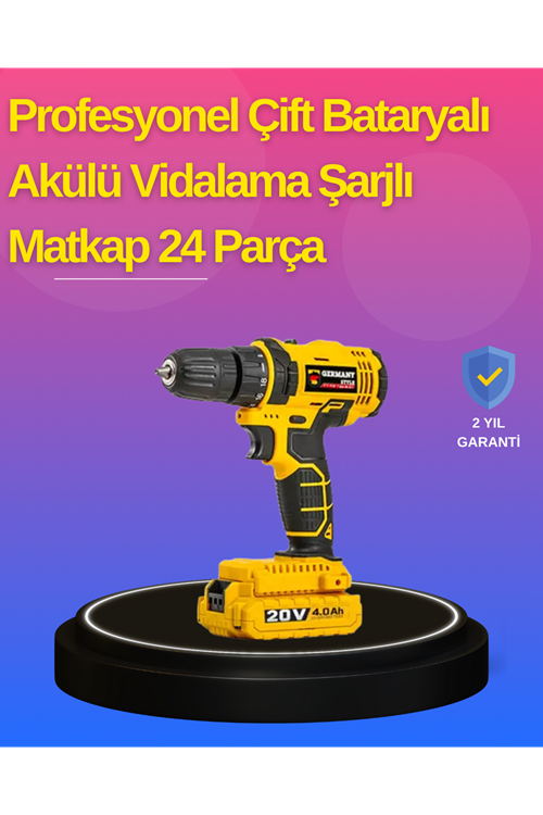 Hafif ve Ergonomik 12V Kablosuz Matkap | Hızlı Şarj ve Uzun Pil Ömrü