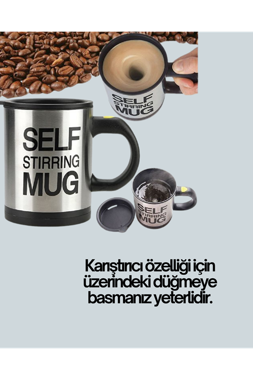 Çift Katmanlı Termos Özellikli Karıştırma Motorlu Kupa