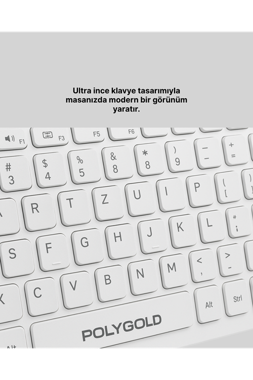 Ofis ve Ev Kullanımı İçin Kablosuz Klavye Fare Seti - Ergonomik ve Pratik