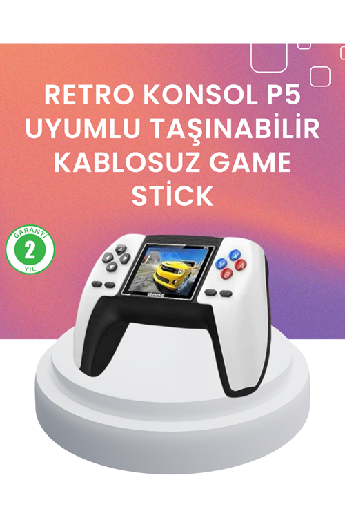 Kompakt Retro Oyun Konsolu | P5 GamePad ile Eski Günlere Dönün
