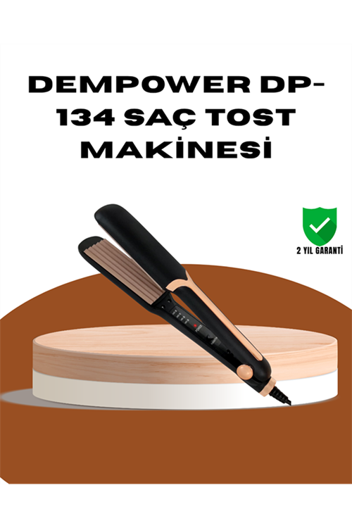 DEMPOWER DP-134 Saç Tost Makinesi – Kolay Kullanım, Hızlı Sonuç, Uzun Süre Kalıcılık