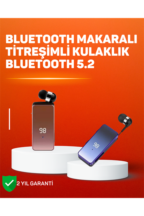İki Telefona Aynı Anda Bağlanan Bluetooth 5.3 Klipsli Kulaklık – MFB Çok Noktalı Bağlantı