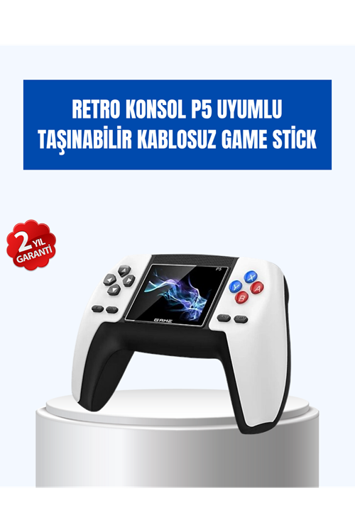 520 Oyunlu Taşınabilir Retro Oyun Konsolu | P5 GamePad