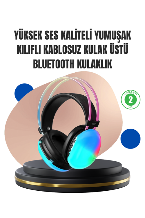 Konforlu Tasarımlı Kablosuz Gaming Kulaklık – Uzun Pil Ömrüyle