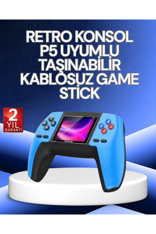P5 Retro GamePad | 520 Klasik Oyunlu Mini Oyun Konsolu