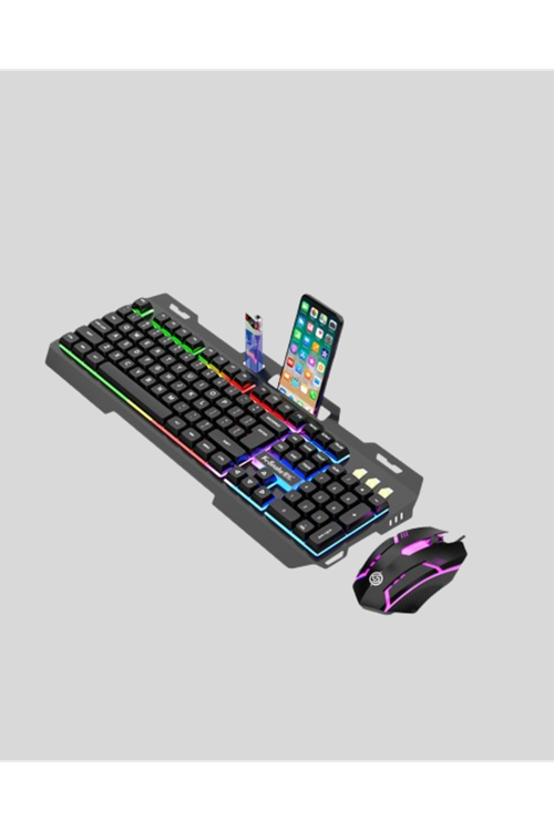 RGB Aydınlatmalı Oyuncu Klavye Mouse – Mekanik Hissiyat, Maksimum Kontrol