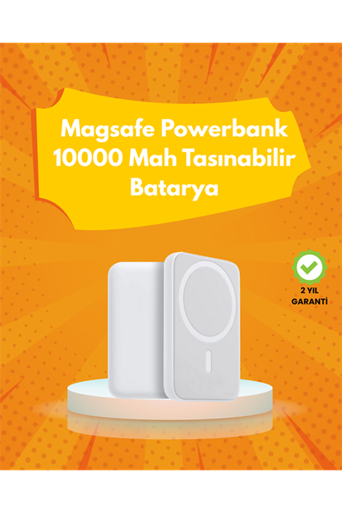 Ultra Kompakt ve Güçlü – MagSafe Powerbank 10000 mAh ile Kablosuz Şarj Deneyimi
