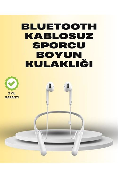 Yüksek Kapasiteli Pil Destekli Boyun Askılı Kulaklık – 100 Saat Dayanıklı