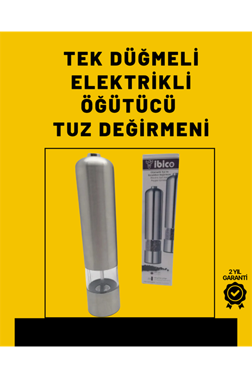 Elektrikli Baharat Öğütme Cihazı Ergonomik Şeffaf Gövde