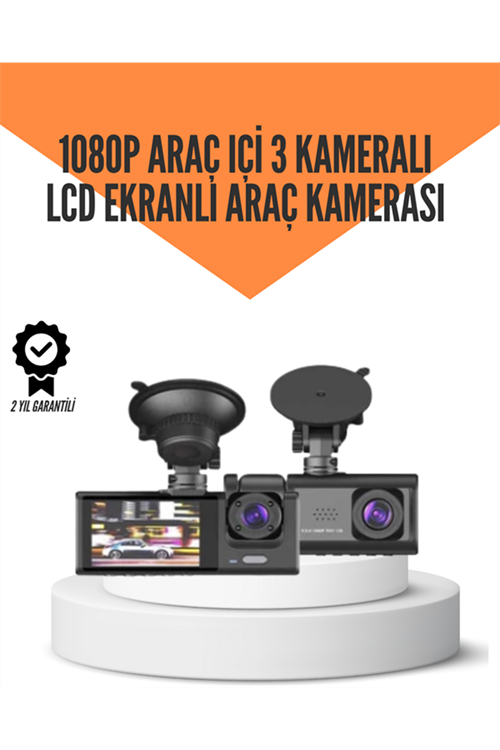 TA-01 LCD Ekranlı Gece Görüşlü Araç Kamerası