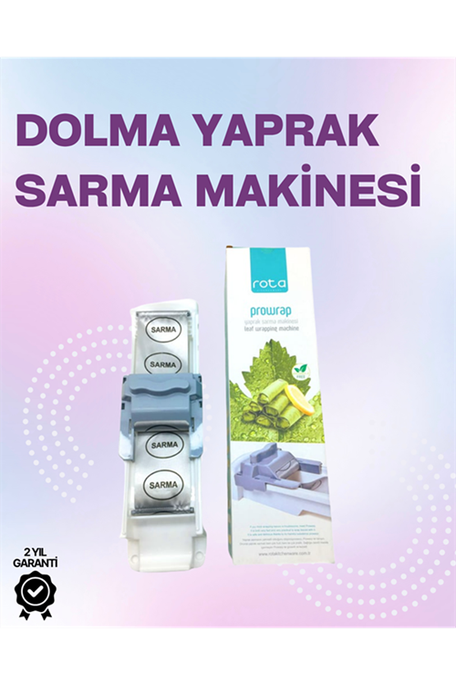Yaprak Sarma Makinesi – Üzüm, Lahana ve Pazı İçin Otomatik Sarım Kolaylığı.