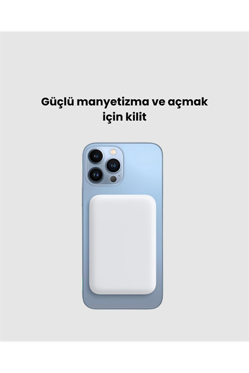Ultra İnce Manyetik Powerbank – Hızlı Şarj, Güçlü Tutuş, 10000 mAh Kapasite