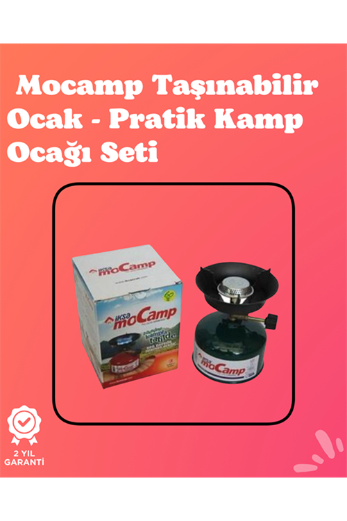 Kolay Ayarlanabilir Alevli ve Güvenli Metal Kamp Ocağı