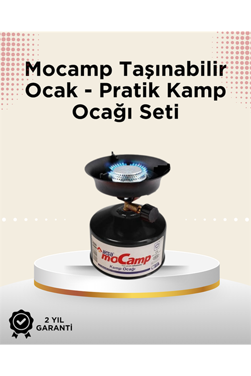 Dayanıklı, Paslanmaz ve Yüksek Isı Dayanımlı Kamp Ocağı – Uzun Süreli Kullanım İçin