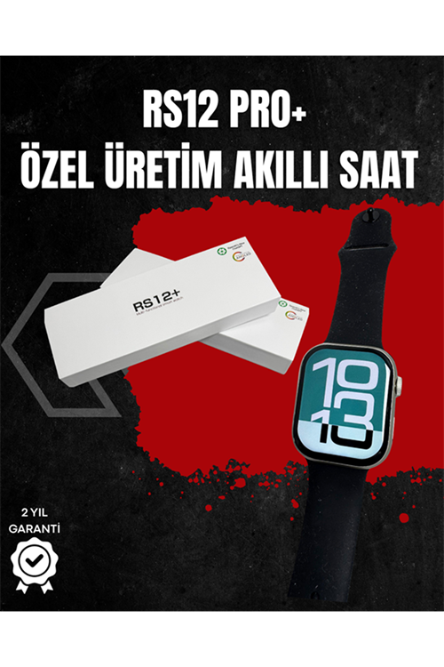 RS12 PRO+ Titanyum Kasa Akıllı Saat – Uyku ve Nabız Takibi, Suya Dayanıklı, Bluetooth Arama