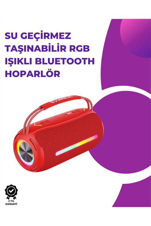 Bluetooth Kablosuz Hoparlör – Taşınabilir, Güçlü Ses