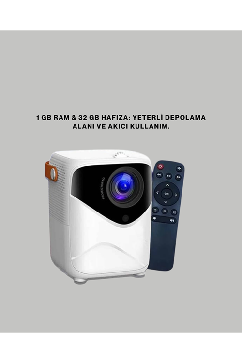 50 inç TV Deneyimli Projektör – Yakın Mesafede Geniş Görüntü
