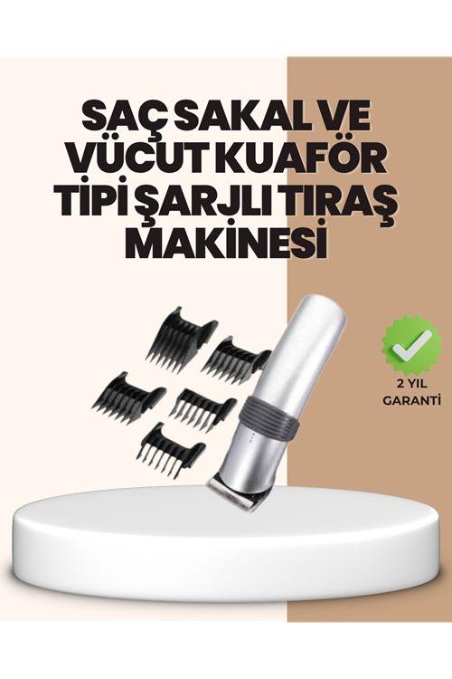 Tıraş Makinesi Temizlik ve Yağlama Setiyle Birlikte
