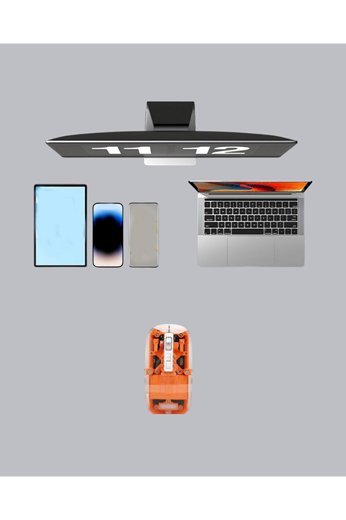 Şarjlı Ergonomik Fare – 1600 DPI, Sessiz Tıklama Özellikli