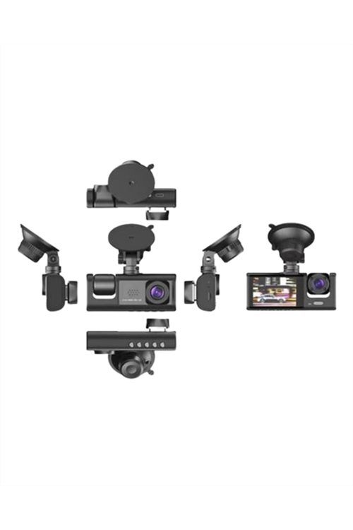 3 Kameralı Dashcam Sistem – Geri Görüş Yardımı, Park Koruması ve G-Sensör
