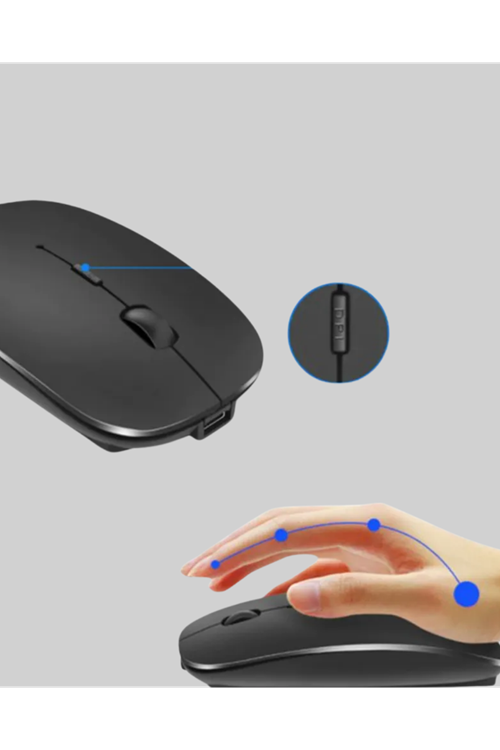 Optik Sensörlü Sessiz Fare – Geniş Uyumluluk ve Ergonomik Yapı