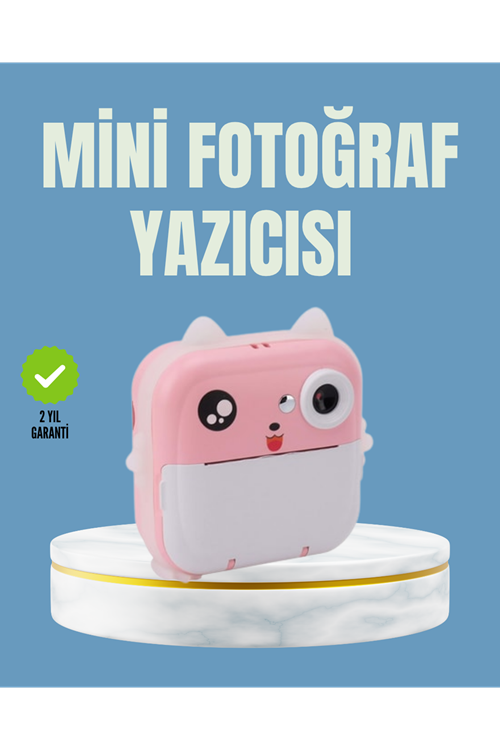 Anında Baskı ve Yüksek Çözünürlüklü Çift Lensli Fotoğraf Makinesi