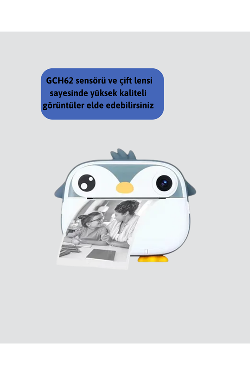Anında Baskı ve Yüksek Çözünürlüklü Çift Lensli Fotoğraf Makinesi