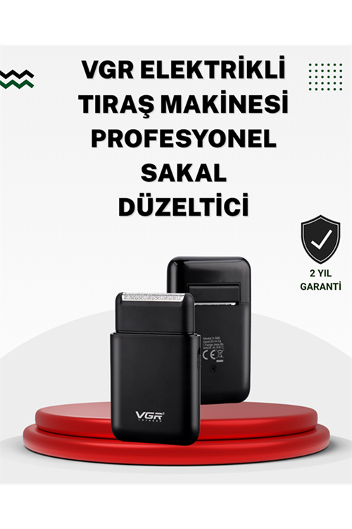 Pistonlu ve Örgülü Ağ Başlıklı Kart Tipi Traş Makinesi – Hafif, Güvenli, USB Şarjlı