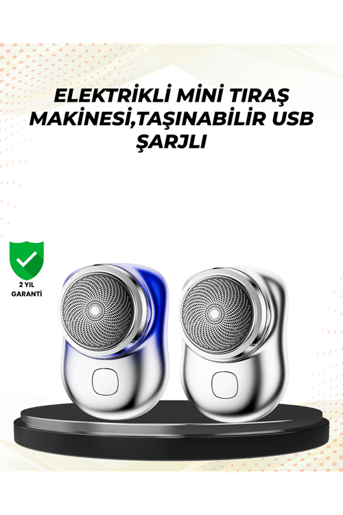 Tüm vücut bölgelerinde kullanılabilen küçük boy tıraş cihazı