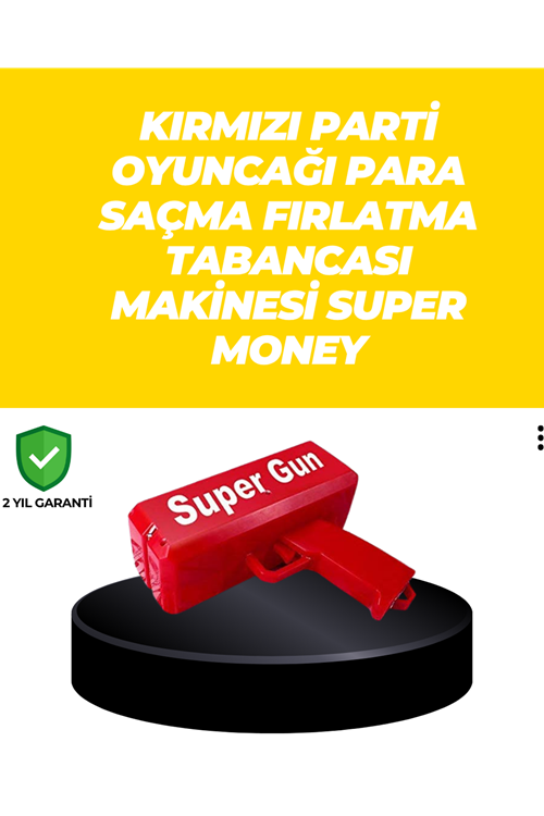 Elektrikli Parti Oyuncağı – Para Atan Tabanca