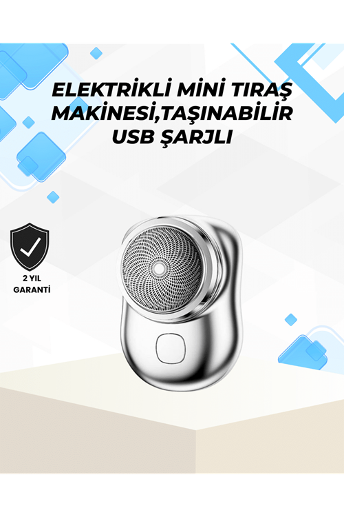 Islak-Kuru Kullanımlı Suya Dayanıklı Mini Tıraş Cihazı