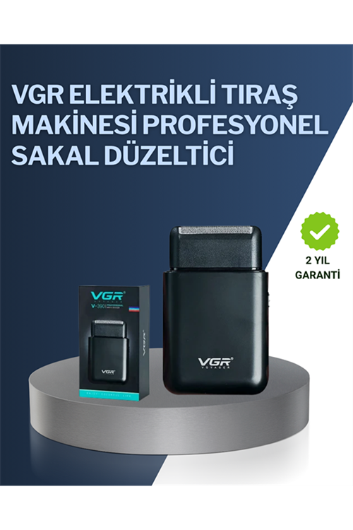 5 W Güçlü USB Şarjlı Sakal Şekillendirici – İki Başlıklı, Su Geçirmez Tasarım