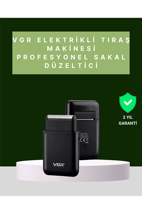 USB Şarjlı Traş Makinesi – Piston + Ağ Başlık, 600 mAh Batarya