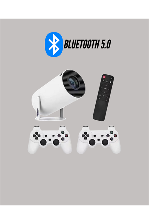10.000 Oyun Destekli, Çift Kollu 4K Projeksiyon – HDMI, USB, AUX, Ethernet Yok