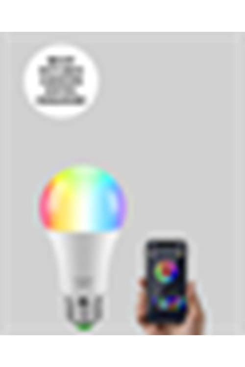 Akıllı 9W RGBW LED Ampul, tasaruflu romantik ışıklı